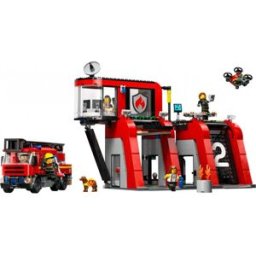 Lego Parco Dei Vigili Del Fuoco Con Gioco Di Costruzione Di Camion Dei Vigili Del Fuoco