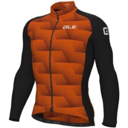 Ale Maglia A Maniche Lunghe Solid Sharp Black / Fluor Orange