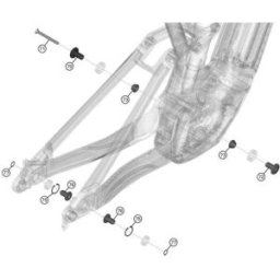 Lapierre Kit Di Bulloni Main Pivot Ovv Gen5 Fs Silver