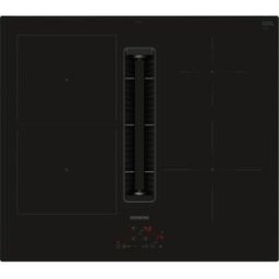 Siemens ED611BS16E iQ300, piano cottura autosufficiente (nero, 60 cm, con cappa aspirante integrata)