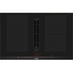 Siemens EX877LX57E IQ700 Piano cottura a induzione cm. 80 con cappa integrata da 500 m3/h - vetroceramica nero