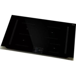 Baraldi DIAMOND LUXOR (01DIMLUXEBL83) Piano cottura a induzione cm. 83 con cappa integrata da 700 m3/h - vetro nero