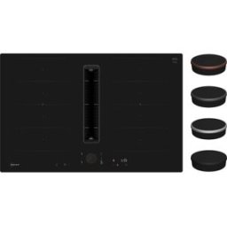 NEFF V68PYX4B0 - serie N 90, piano cottura a induzione con cappa aspirante, nero opaco, a filo (integrato), circa 80 cm