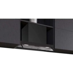 Siemens PowerLine LJ65BCSET - iQ300 Cappa aspirante di design integrata, nero opaco, incluso kit di ricircolo, 60 cm