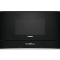 Siemens BF722R1B1 - MICROONDE iQ700, NERO/ACCIAIO INOX, STOP DESTRO, 60 X 38 CM