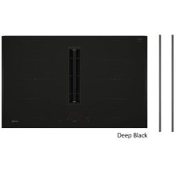 Neff V68HLDMATT, SET V68YHL4B0, Piano induzione con cappa aspirante, 80 cm, nero opaco, + Z9802PFDY0, Kit Flex Design