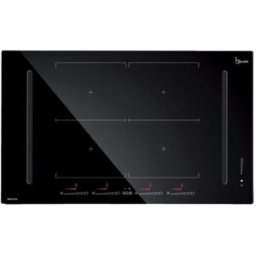 Baraldi DIAMOND FLEXI (01DIM02EBLF83) Piano cottura a induzione cm. 83 - con cappa integrata da 700 m3/h - vetroceramica nero