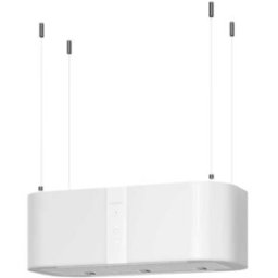 Oranier Livia Isola 80 W - Cappa a isola / Corpo cappa laccato bianco