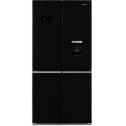 Combinazione side-by-side Sharp SJ-NFA35IHDBD-EU porta-finestra, larghezza 84 cm, 487 L