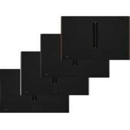 Neff V68YHL4B0 , Piano cottura a induzione con cappa aspirante, 80 cm, Nero profondo