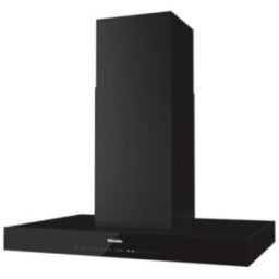 Miele DA 6698 D Puristic Version 6000 - Cappa ad isola, nero ossidiana, WiFi, 90 cm (DA6698D-OBSW)
