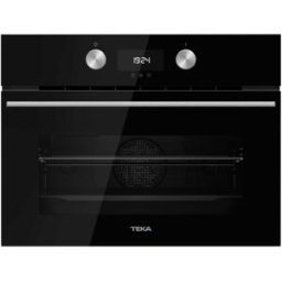 Teka HLC 8440 C BK , forno compatto da incasso con microonde, nero, 111160012