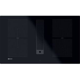 Bauknecht BVH832B - Piano cottura a induzione con cappa aspirante e zona combinata, 83 cm