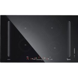 Baraldi DIAMOND BRIDGE (01DIM01EBL83) Piano cottura a induzione cm. 83 - con cappa integrata da 700 m3/h - vetroceramica nero