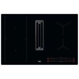 AEG CCE84543CB, piano cottura autosufficiente (nero, ComboHob con cappa aspirante integrata)