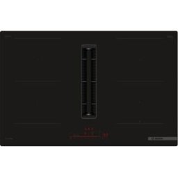 Bosch PVQ821H26E, piano cottura a induzione con cappa aspirante, serie 6, 80 cm, con cornice superiore