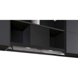 Siemens LJ95BCC60 - iQ300 Cappa aspirante di design integrata, nero opaco, aria di ricircolo/scarico, 90 cm