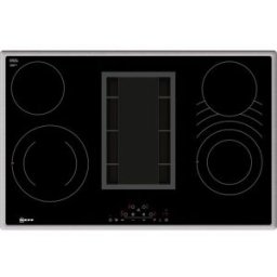 NEFF T18BD3AN0, piano cottura autosufficiente (nero/acciaio inox, con cappa aspirante integrata)