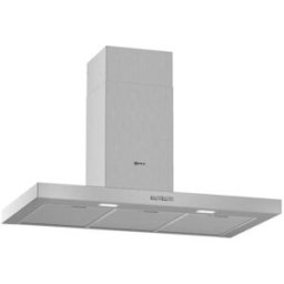 NEFF D92BBC0N0 N30 EEK: Cappa a parete D, larghezza 90 cm, scarico/ricircolo, LED, Clean Air, acciaio inox