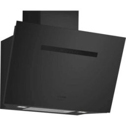 Siemens StudioLine LC81KANB5 - Cappa aspirante a parete iQ700, nero opaco, aria di ricircolo/scarico, 80 cm