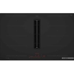 Bosch PXL89BH26E Piano cottura a induzione - Serie 6 con cappa aspirante, design opaco, Flex Zone, 80 cm