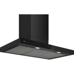 Neff D97BDN2S0 Collection - Cappa aspirante a parete N 70, nero opaco, ricircolo/scarico aria, 90 cm