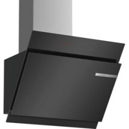 Bosch Serie 6 DWK67JQ60 cappa aspirante Cappa aspirante a parete Nero, Acciaio inossidabile 730 m³/h A+ (DWK67JQ60)