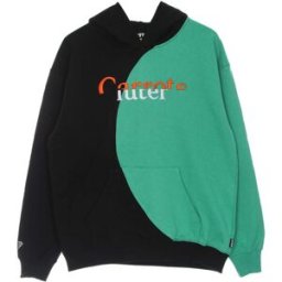 IUTER Felpa Leggera Cappuccio Uomo Split Hoodie X Carrots Black