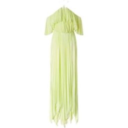vestiti casual donna pinko - verzellino abito jersey indemagliabile plisse - verde