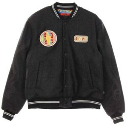 OCTOPUS Giubbotto College Uomo Legacy Patch Dark Grey