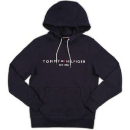 Tommy Hilfiger - Felpa Con Capp. Tommy Logo Hoodie MW0MW13720 DW5 BLU