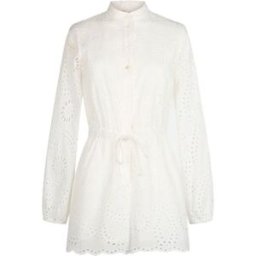 Saint Barth - Abito Girasoli Bianco JULIAN 04227F