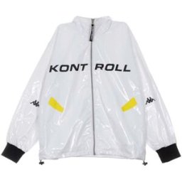 KAPPA KONTROLL Giacca a Vento Uomo Light Windbreaker White/yellow/black