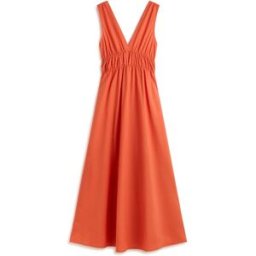 Ecoalf - Abito Scollo Profondo Arancio BORNITEALF