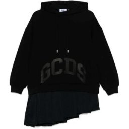 GCDS Abito LOUNGE LOGO HOODIE MINI DRESS