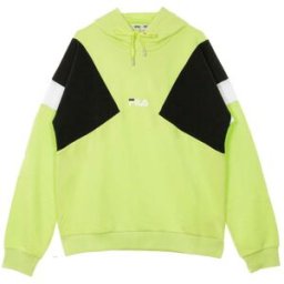 FILA Felpa Leggera Cappuccio Uomo Bade Sharp Green/black/bright White