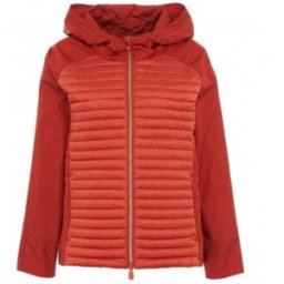 Save The Duck - Irme14 Carolynn Coat Capp. 70017 Magma Red D44170W