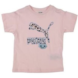 Puma T-shirt Unisex Rosa chiaro 3/4/5