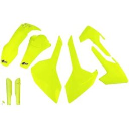 Ufo Kit Di Carene Husqvarna Te/tx/fe 2017-2019 Hukit618f-dflu Fork Protectors & Neon Yellow One Size