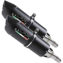 Gpr Exclusive Silenziatore Omologato Furore Mid Line System 78/s/sp/sps/r/rs 95-02 Matt Black / Matt Black Homologated