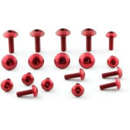 Pro Bolt Kit Viti Carenatura Honda Fho30r Red One Size