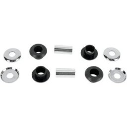 Arlen Ness Kit Boccole Per Riser Manubrio Harley Davidson Flhtcutg 1868 Abs Tri Glide Ultra 11 22 Black / Silver One Size