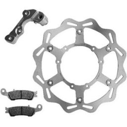 Braking Disco Del Freno Oversize Kit Honda Cr/crf 250 R/crf 50 F 0-09 Silver One Size