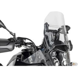 Touratech Parabrezza Adjustable For Yamaha Tenere 700 / World Raid Brackets Silver One Size
