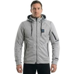 Macna Giacca Con Cappuccio Breeze Light Grey L