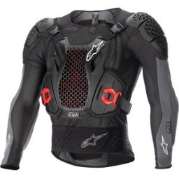 Alpinestars Giacca Protettiva A Maniche Lunghe Bionic Plus V2 Black / Red 2XL