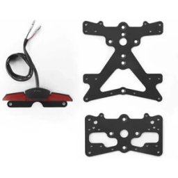 Rizoma Kit Porta Targa Fox Yamaha T-max 560 2022-202 Black One Size