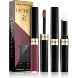 Max Factor Lipfinity Lip Colour rossetto lunga tenuta con balsamo colore 330 Essential Burgundy 4,2 g