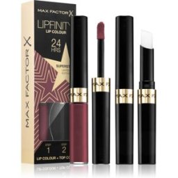 Max Factor Lipfinity Rising Stars rossetto liquido lunga tenuta con balsamo colore 86 Superstar 1 pz