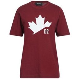 Dsquared2 T-shirt Donna Bordeaux S/XS
